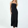 Maxi & Midi Dresses * | Princess Polly Centomo Maxi Dress Black