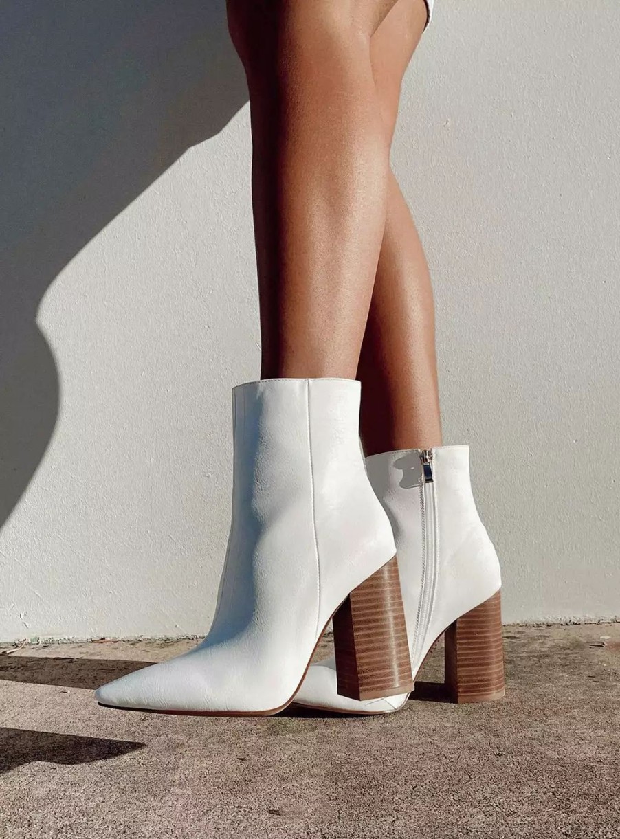 Boots * | Billini Tio Boots White