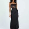 Maxi & Midi Dresses * | Princess Polly Lower Impact Maybelle Maxi Dress Black