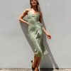 Maxi & Midi Dresses * | Princess Polly Varese Midi Dress Green