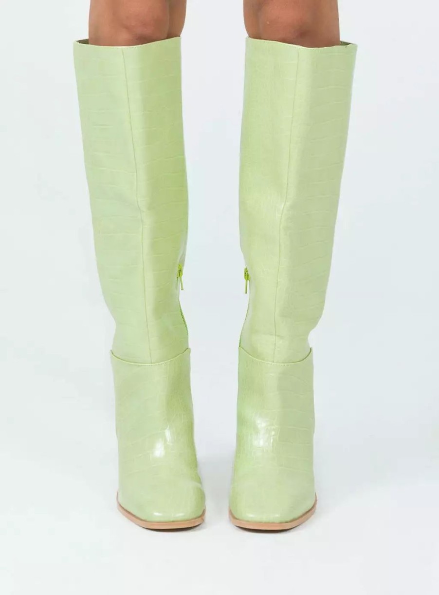 Boots * | Princess Polly Torrance Boots Green