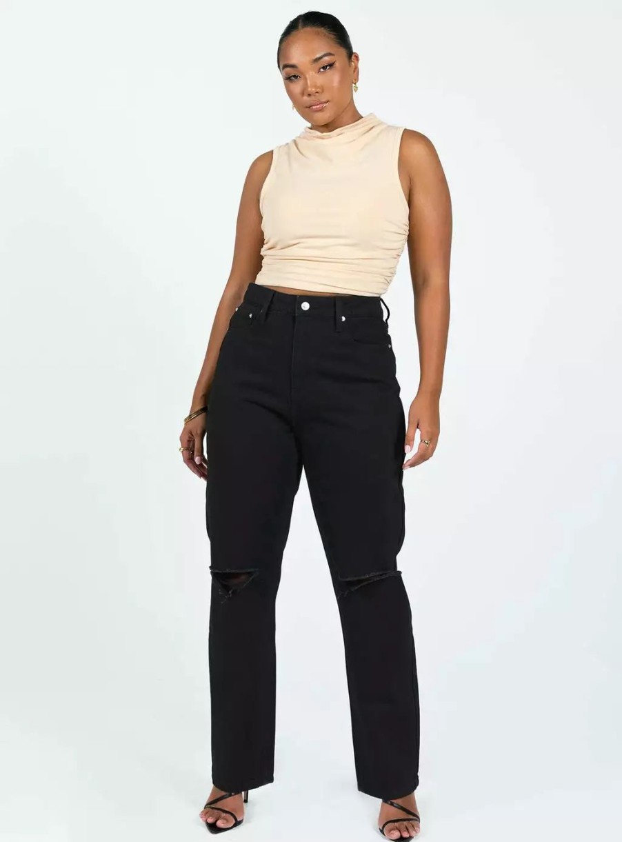 Jeans * | Princess Polly Holland Jeans Black