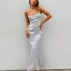 Maxi & Midi Dresses * | Princess Polly Beryl Maxi Dress Silver