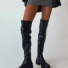 Boots * | Princess Polly Costello Over The Knee Boots Black