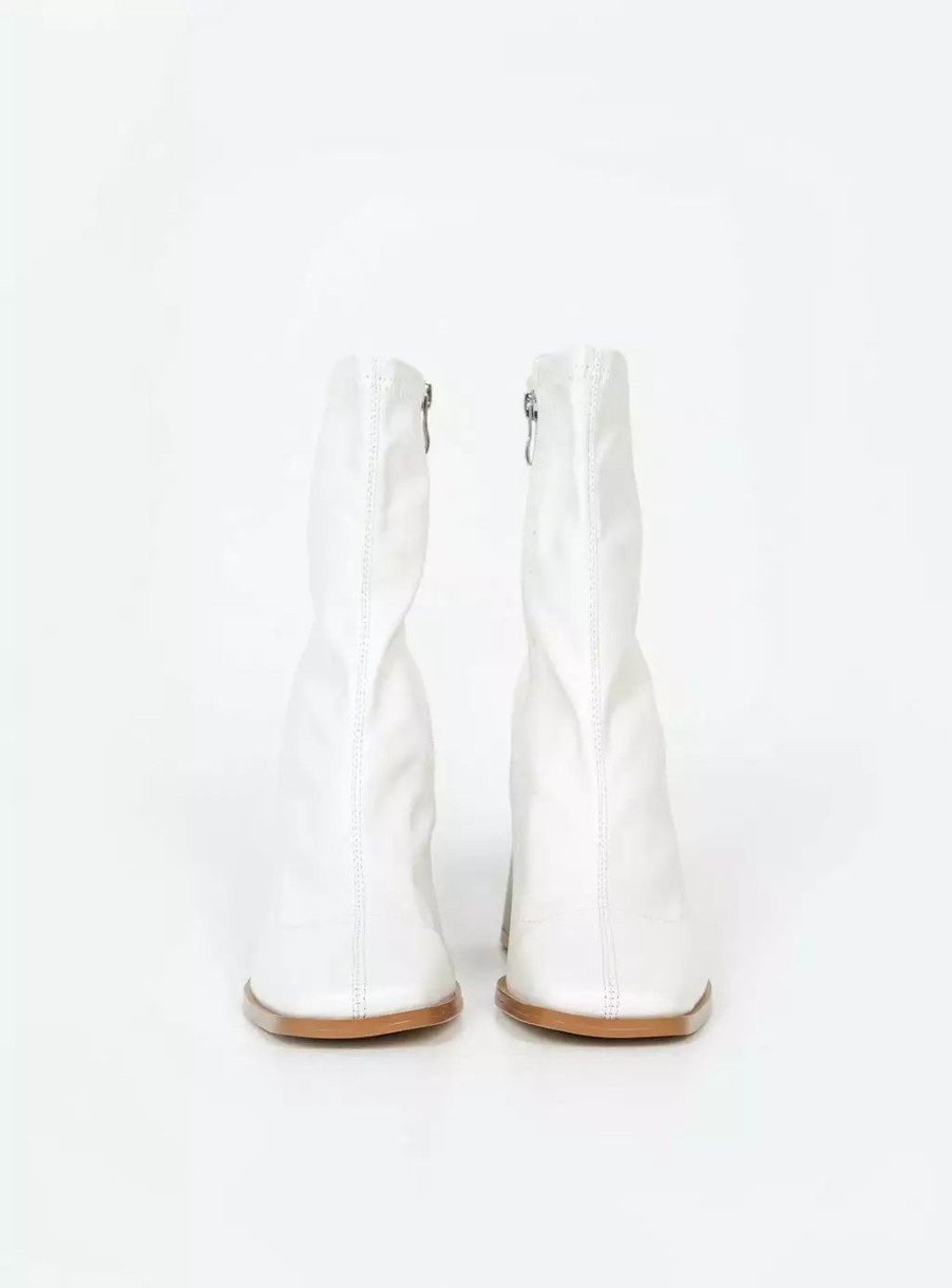 Boots * | Princess Polly Izuka Ankle Boots White