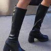 Boots * | Princess Polly Westcott Knee High Boots Black