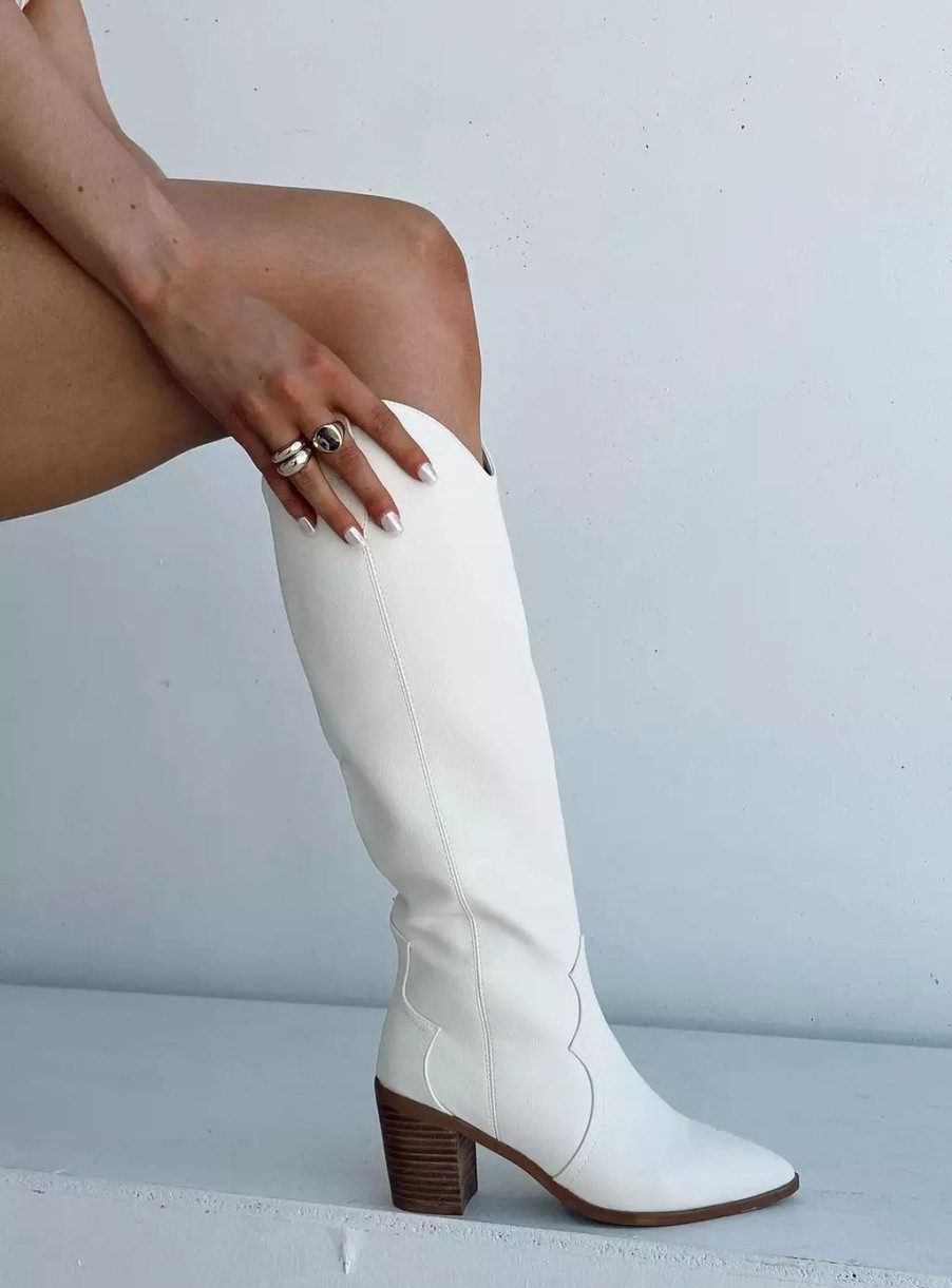 Boots * | Billini Novena Boot Off White