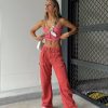 Jeans * | Lioness Miami Vice Pants Red