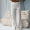 Pants * | Princess Polly Lower Impact Omari Knit Pants White