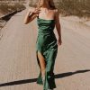 Maxi & Midi Dresses * | Lioness Walk The Line Midi Dress Green