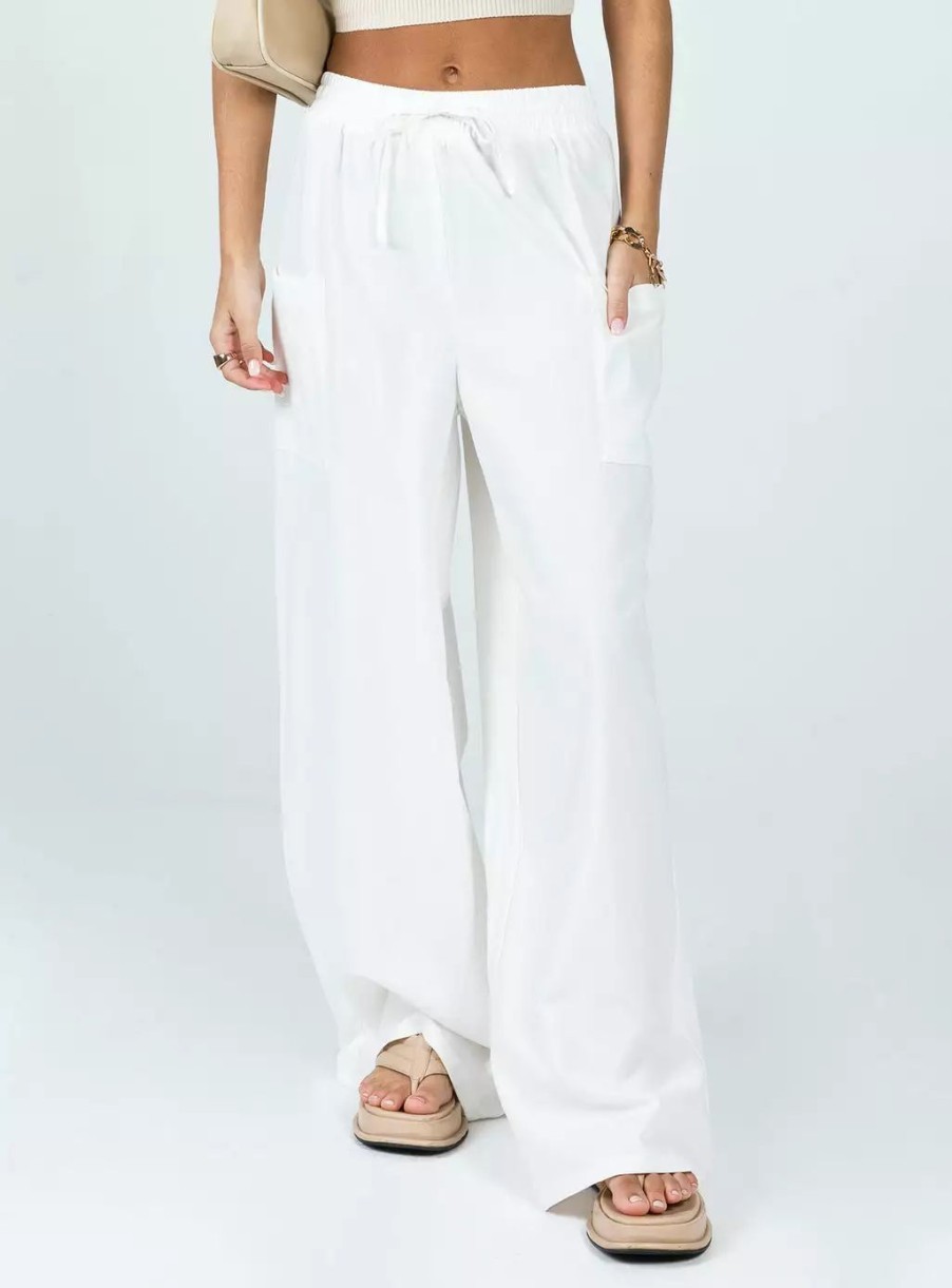 Pants * | Princess Polly Brunie Pants White