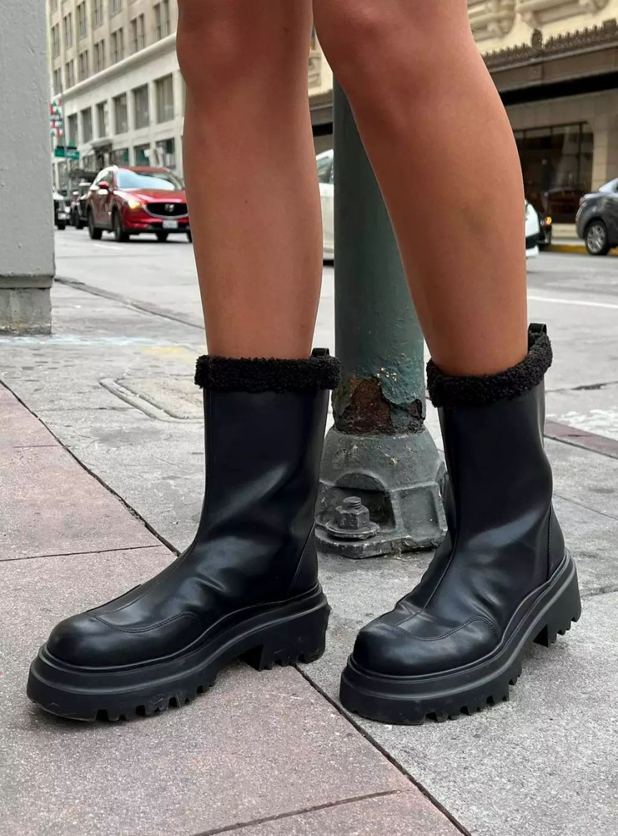 Boots * | Princess Polly Lower Impact Galleria Boot Black