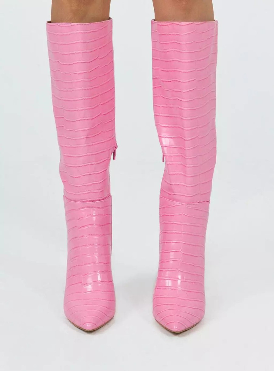 Boots * | Therapy Icon Boot Pink Croc