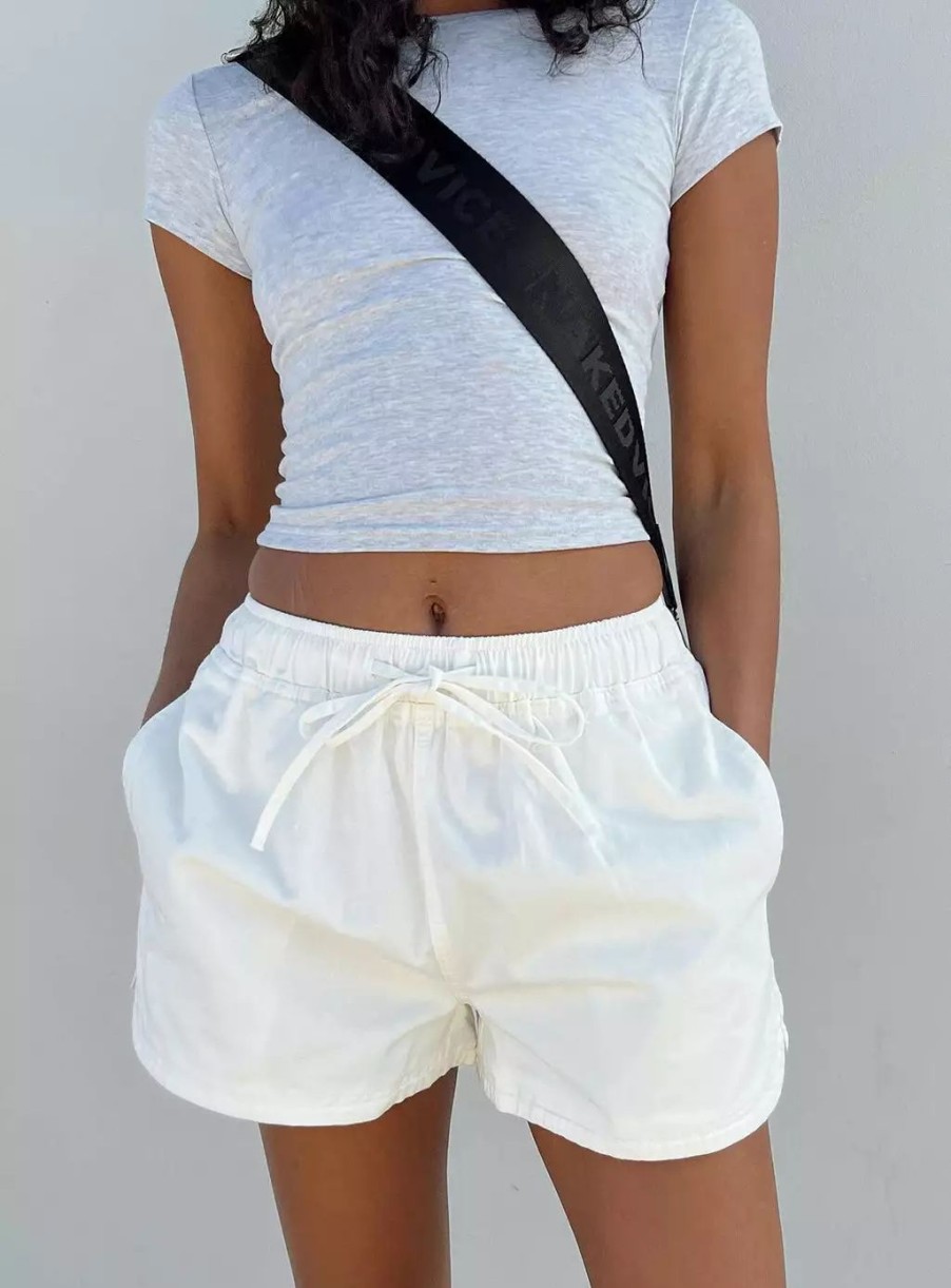 Shorts * | Princess Polly Clark Shorts White