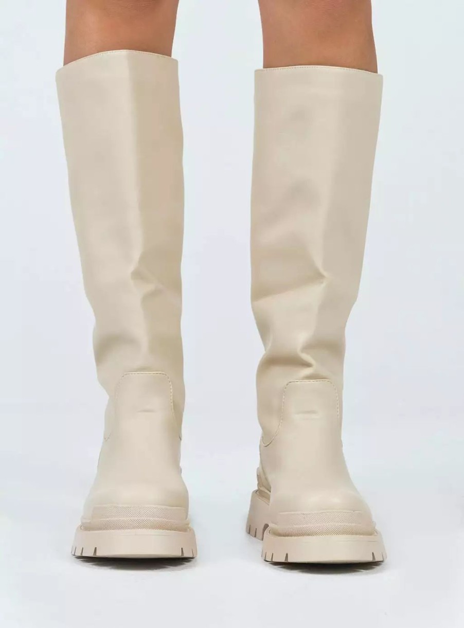 Boots * | Princess Polly Willink Boots Ecru