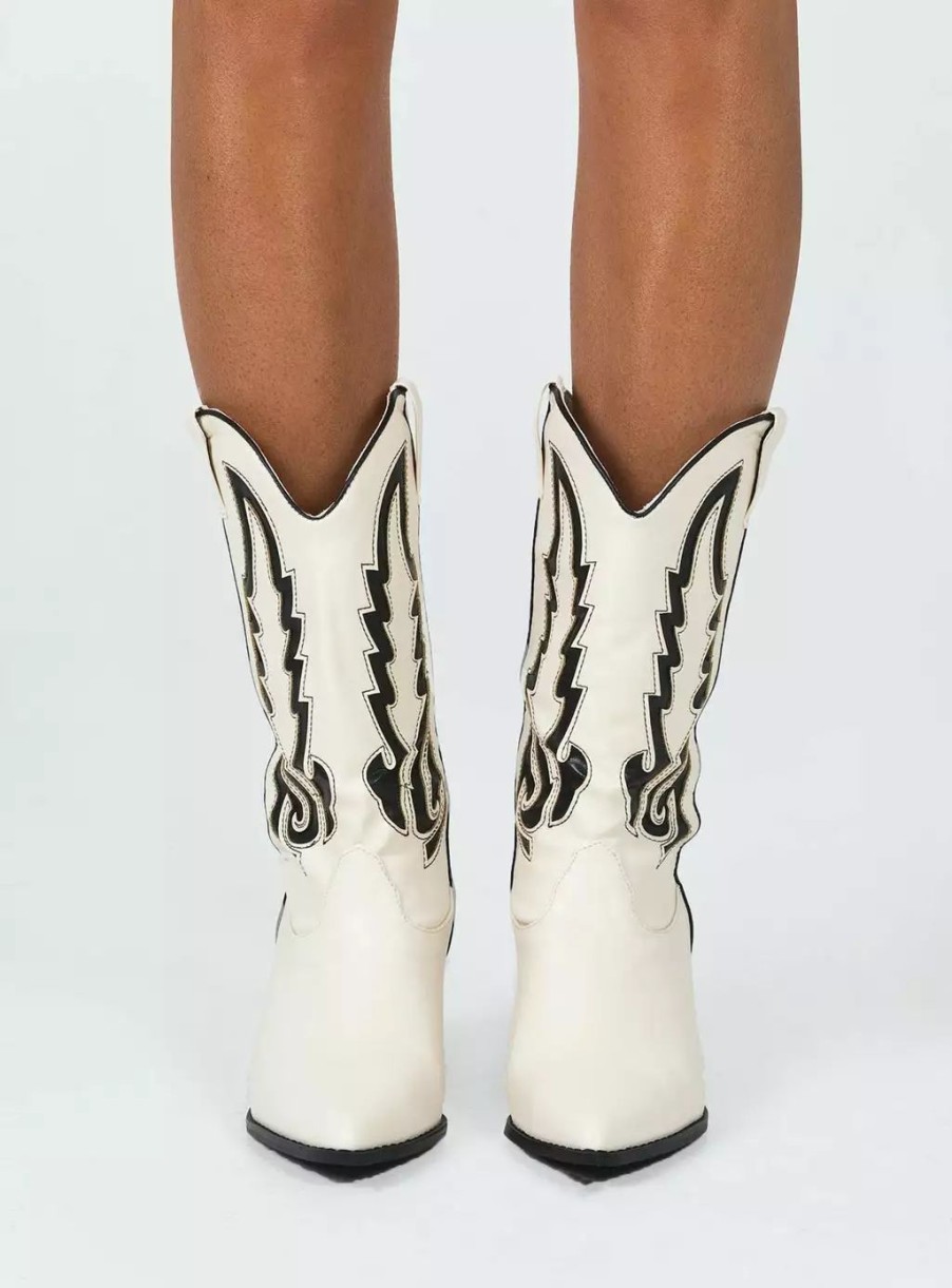 Boots * | Billini Norva Boots Bone / Black