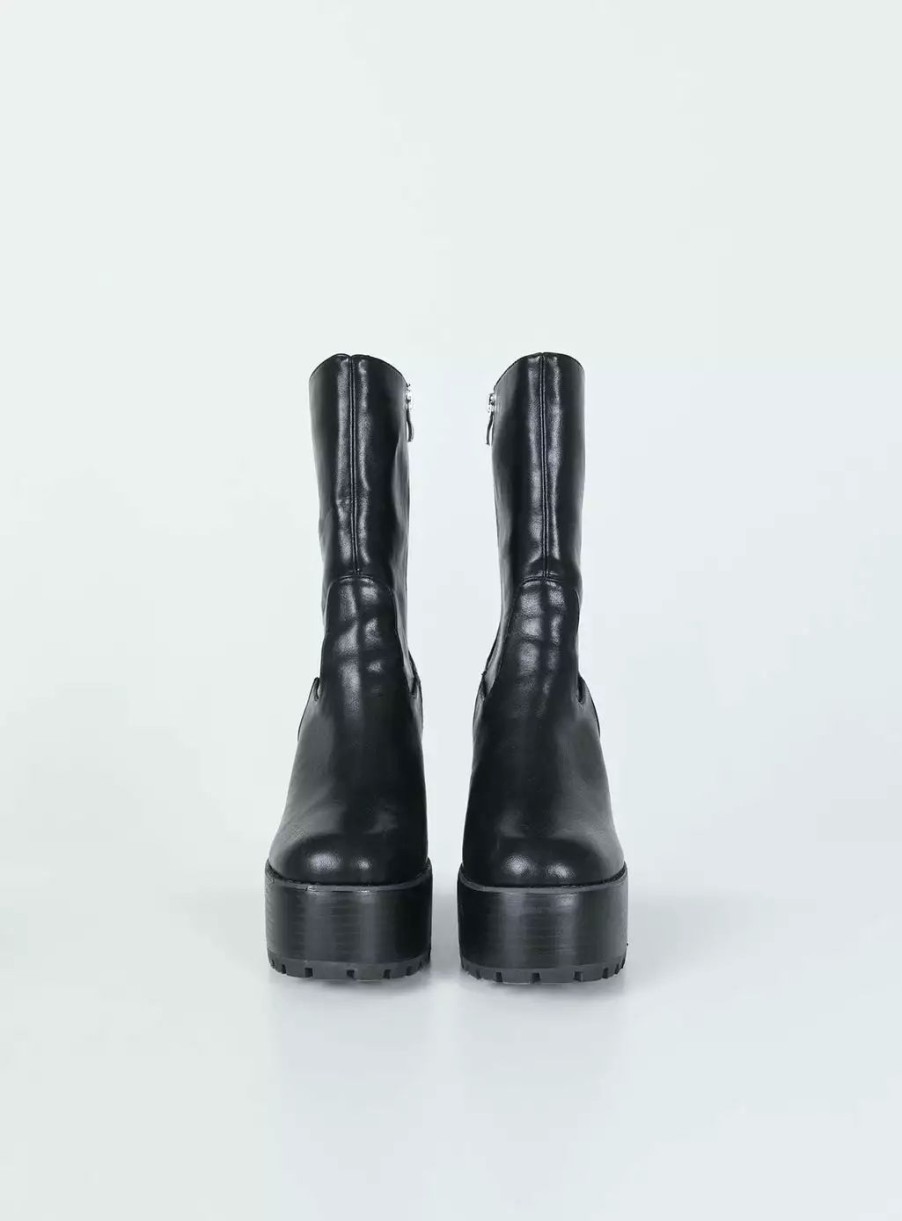 Boots * | Princess Polly Garbo Boots Black