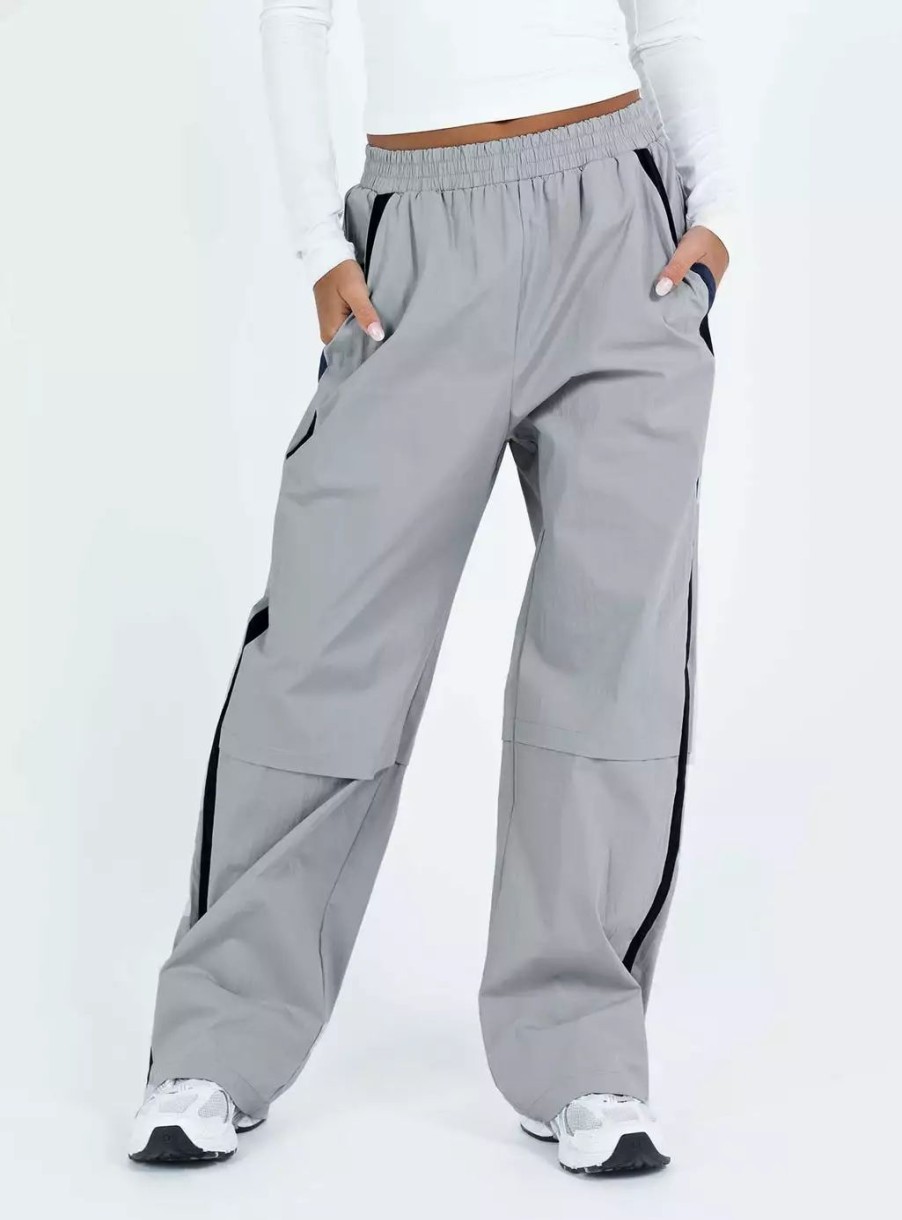 Pants * | Princess Polly Cayman Pants Grey