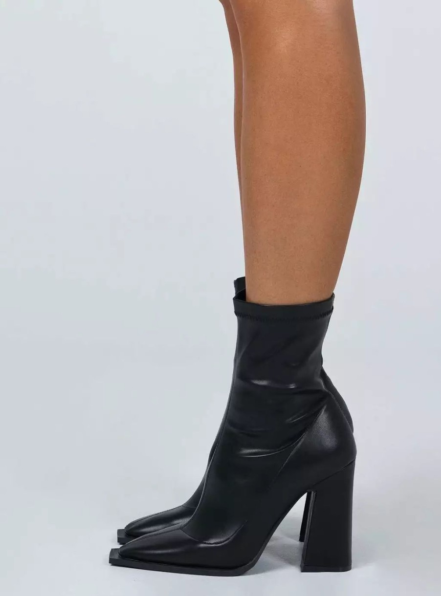 Boots * | Princess Polly Barcelona Boot Matte Black