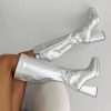 Boots * | Princess Polly Montgomery Boot Silver