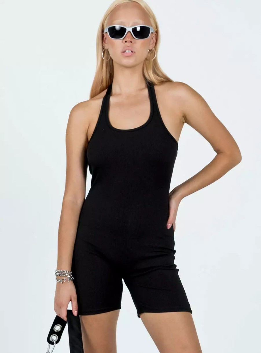 Playsuits * | Princess Polly Brinkman Romper Black